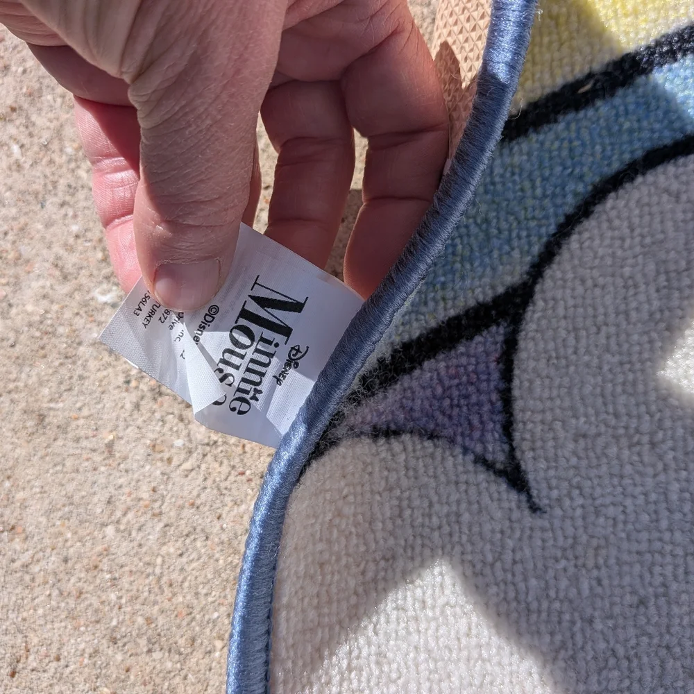 Disney Minnie Mouse Rainbow Unicorn Area Rug